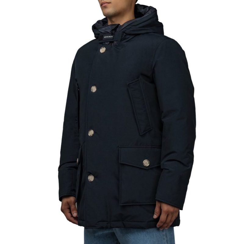 caf75d913879daf1587d1a207c183e34f8867994 CFWOOU0483MRUT0001 MLB Woolrich Arctic Parka Melton Blue OM 1