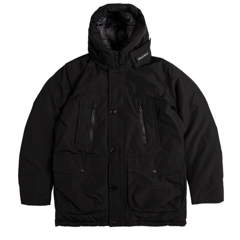 e730c326126f3f484205040ce72ed52881605168 CFWOOU0866MRUT0001 BLK Woolrich Ramar Arctic Parka Black os 1